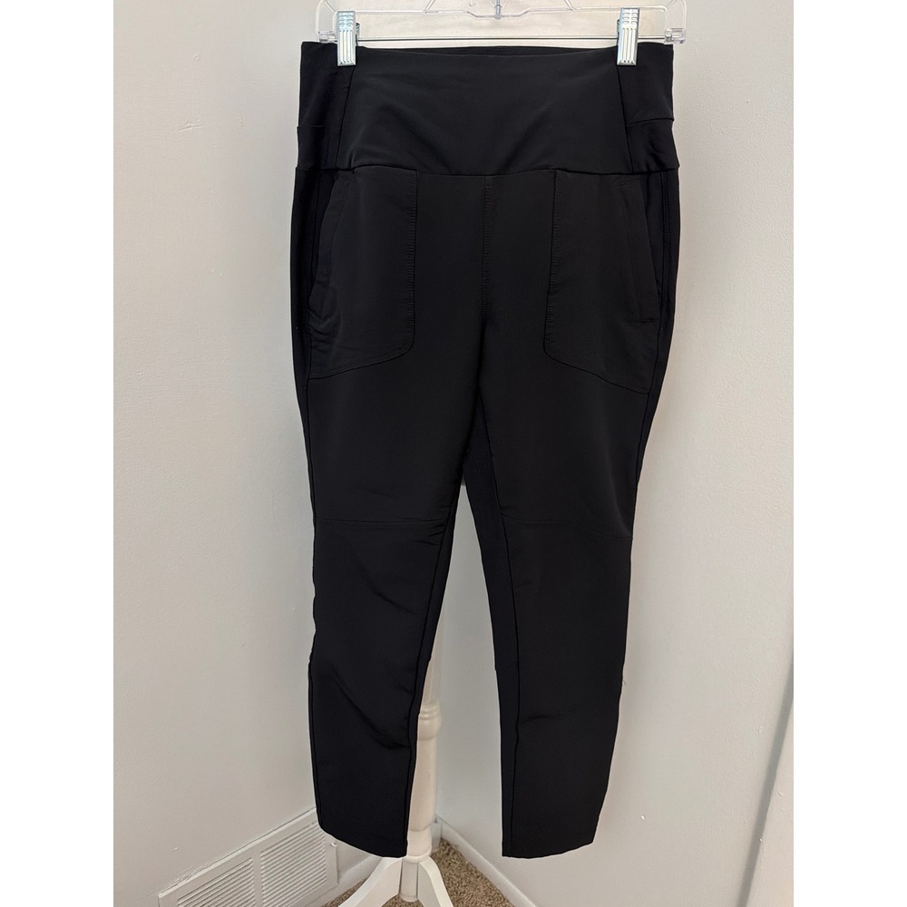 Avalanche Outdoor Supply Co Black Hiking Travel Pants Womens Medium Stretch